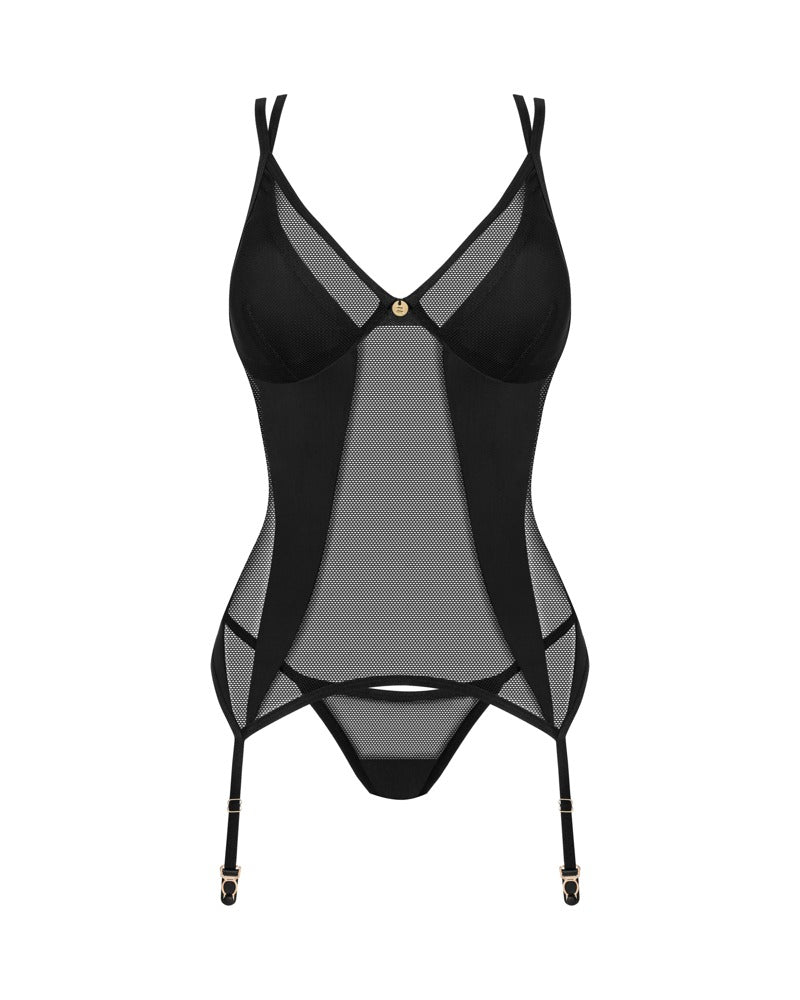 Obsessive Jarretel set - Zwart