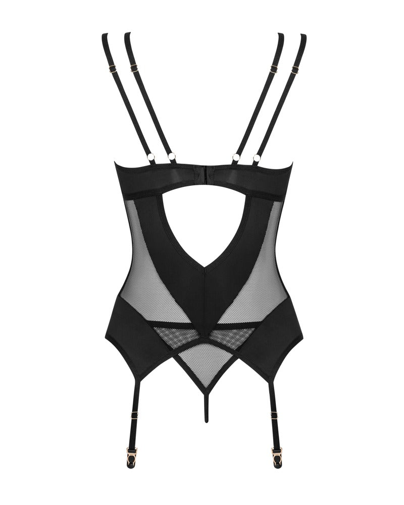Obsessive Jarretel set - Zwart