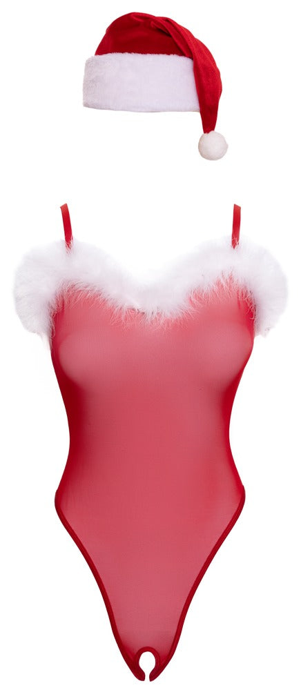 Cottelli LINGERIE X-Mas body - Rood