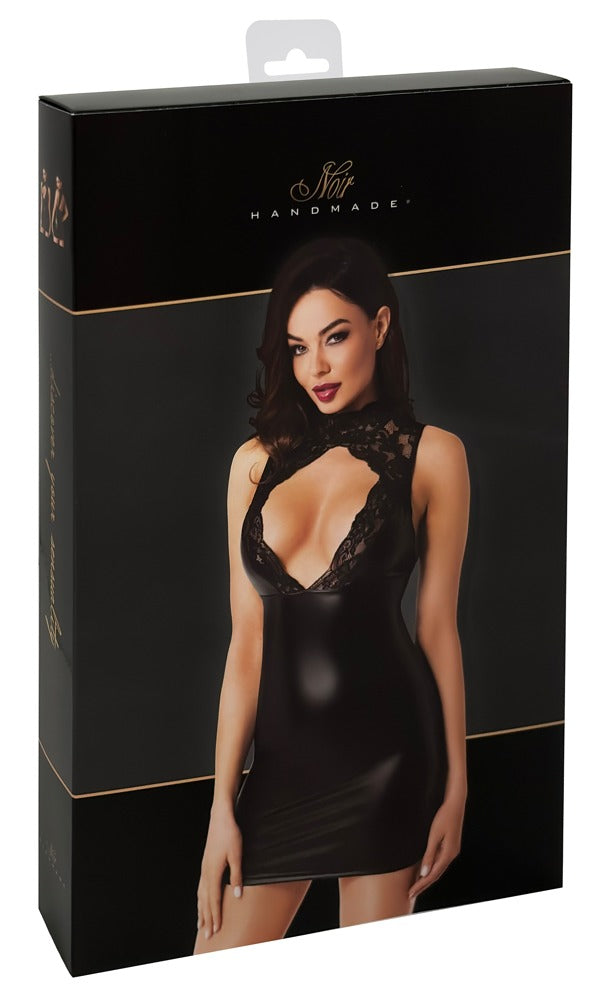 Noir Orgia jurk mini jurk - Zwart