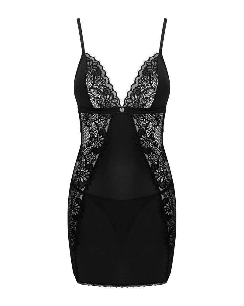 Obsessive chemise - Zwart