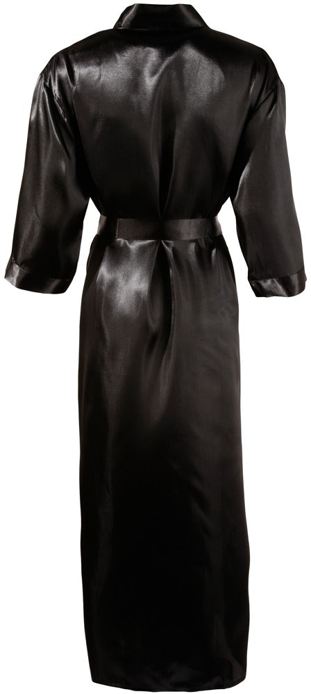 Cottelli LINGERIE kimono met ceintuur - Zwart