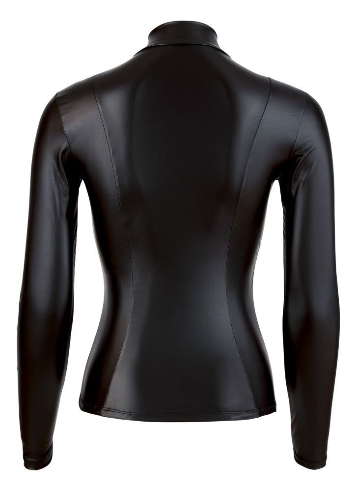 Cottelli PARTY Top huidstrak met hoge hals - Zwart