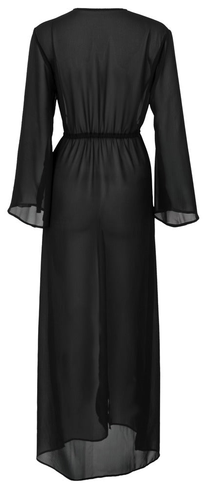 Cottelli LINGERIE lange kimono met uitlopende mouwen