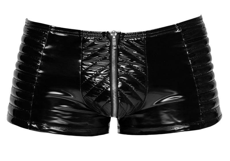 Black Level Boxer vinyl bikerstijl - Zwart