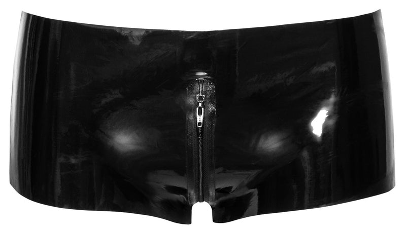 Late X boxer met ritssluiting - Zwart