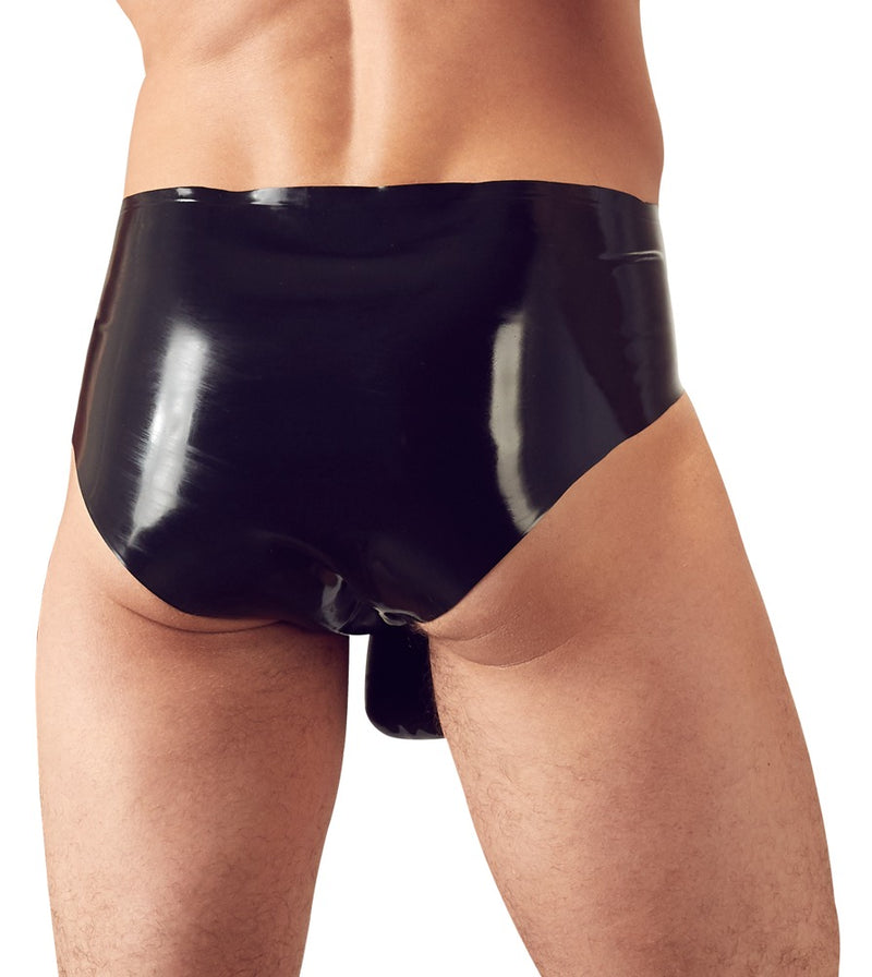 Late X slip met penis sleeve - Zwart