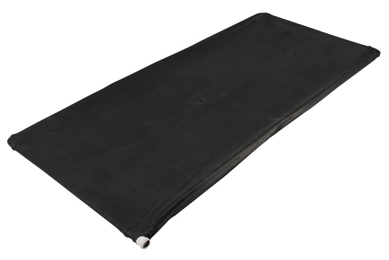 Late X Vacuümbed latex 2x1m met ritssluiting - Zwart