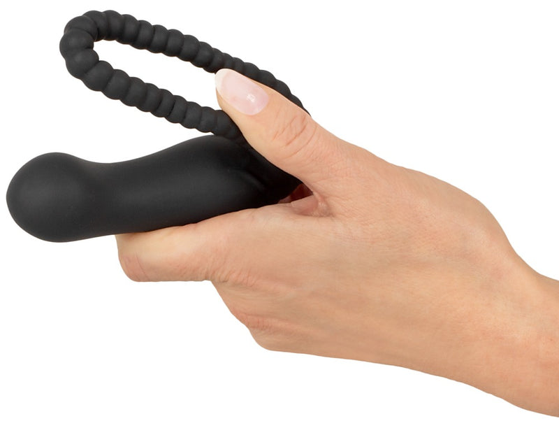 Black Velvets Strap-on - Zwart