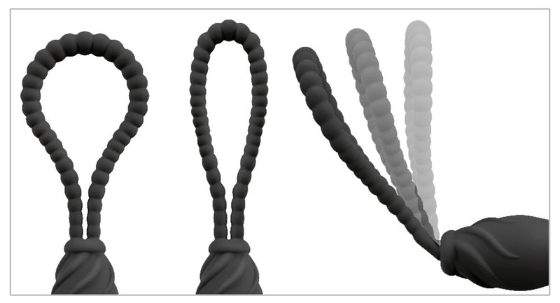 Black Velvets Strap-on - Zwart