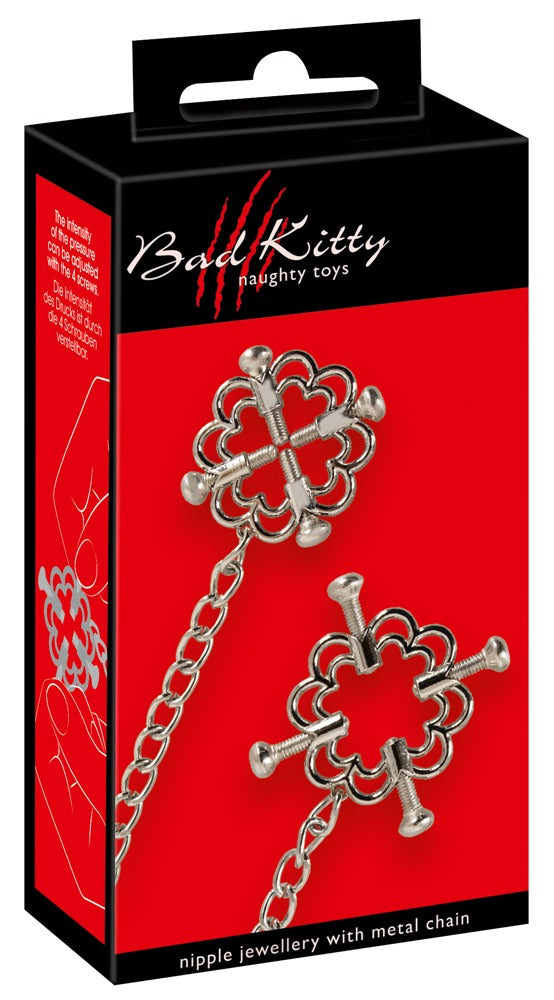 Bad Kitty Tepel sieraden - Zilver