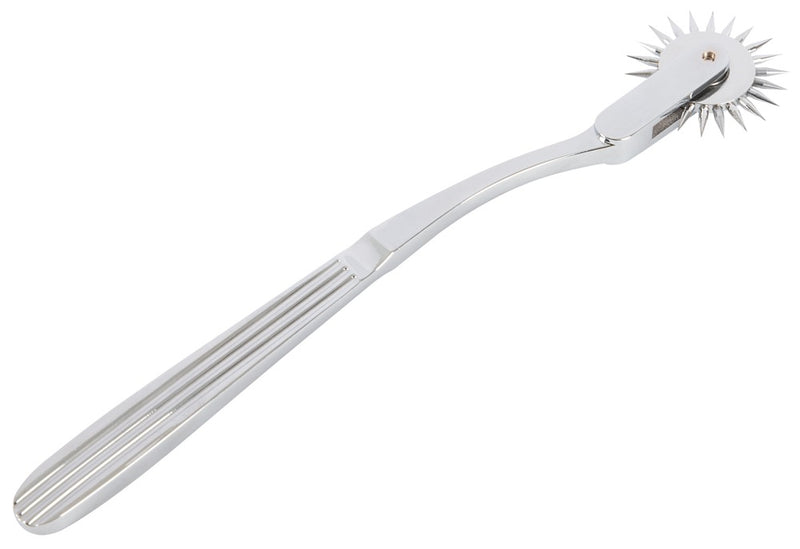 fetish Collection Pinwiel met scherpe spikes - Zilver