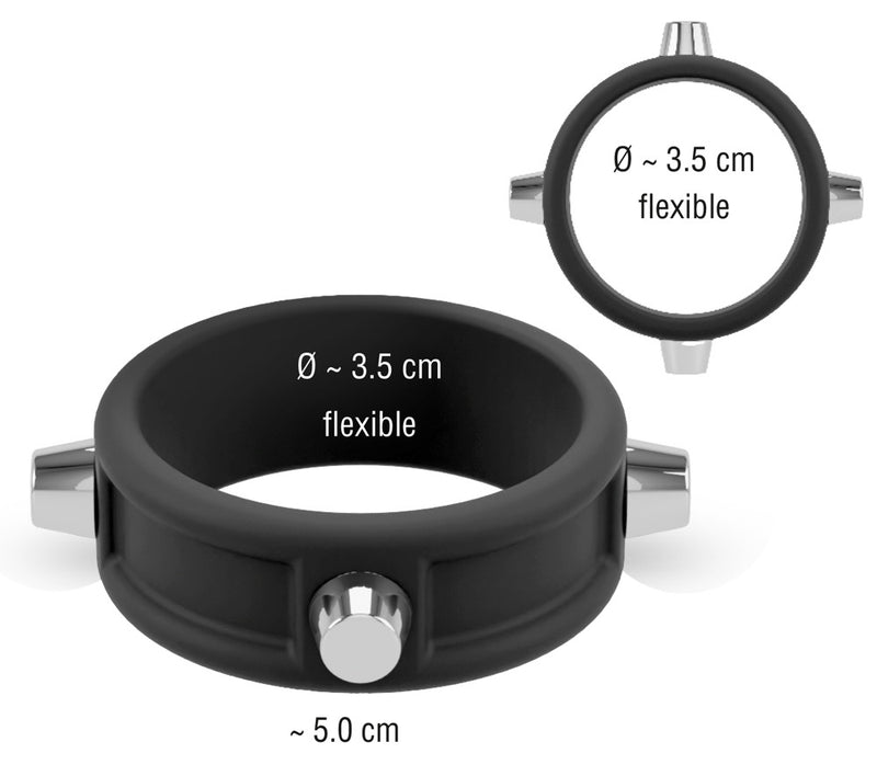 Rebel Cock ring - Zwart