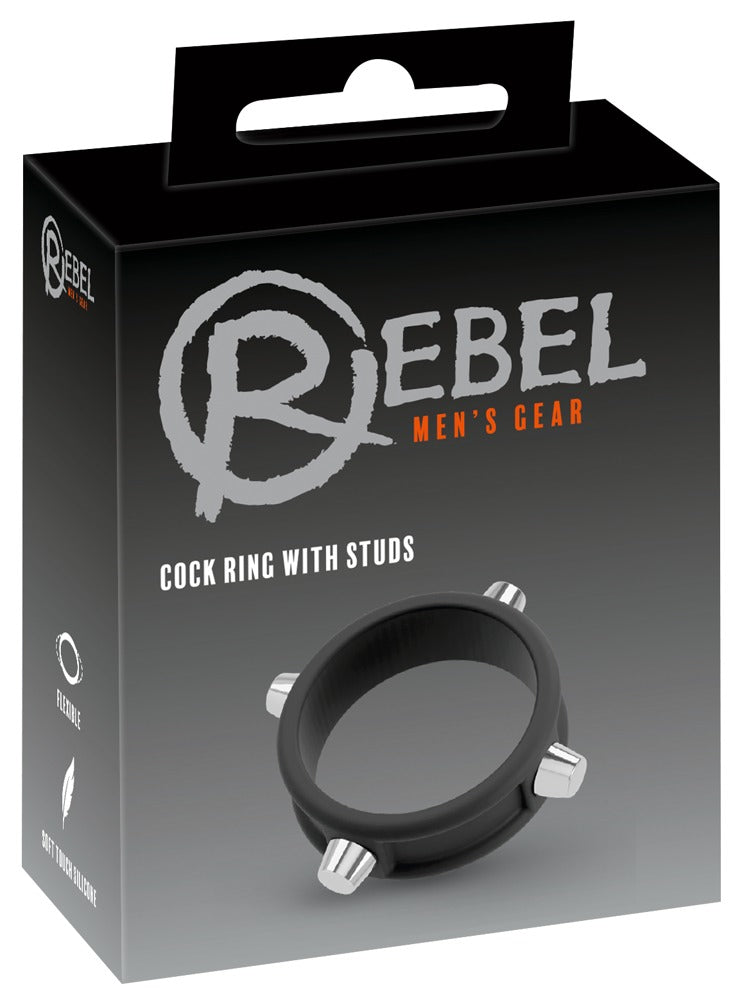Rebel Cock ring - Zwart