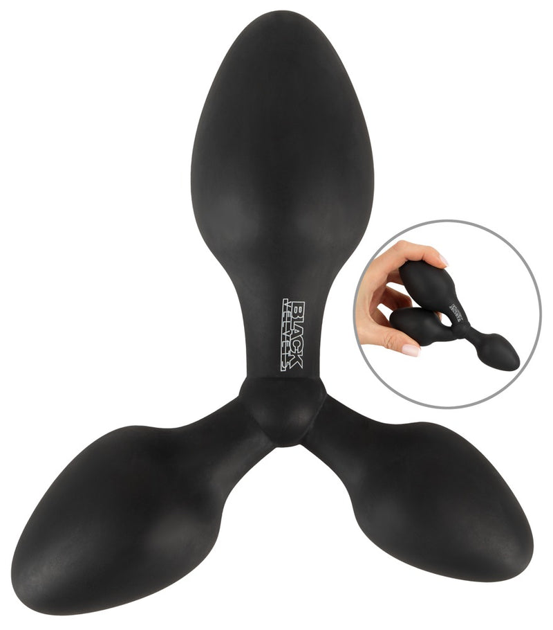 Black Velvets Training butt plug - Zwart