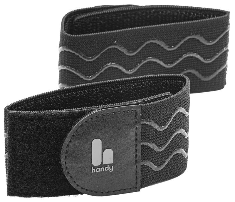 The Handy Band met klittenbandsluiting voor drukregeling - Zwart