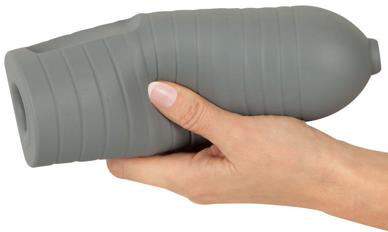 Suck-O-Mat Sleeve flexibel met performance ringen - Grijs