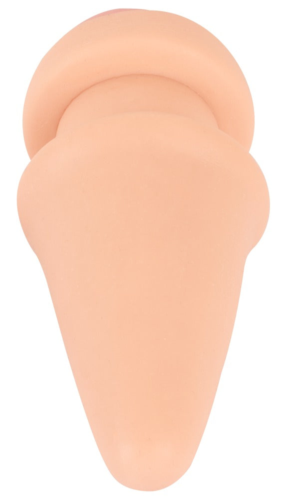 Nature Skin Butt plug met penisverlenger - Huidskleur