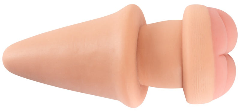 Nature Skin Butt plug met penisverlenger - Huidskleur
