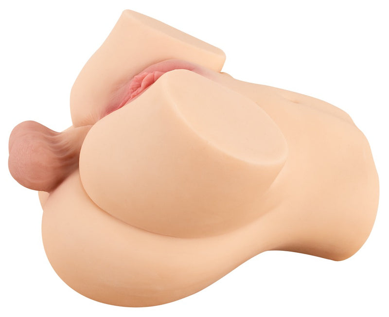 Realistixxx Dubbele torso met mannelijke en vrouwelijke details - Huidskleur