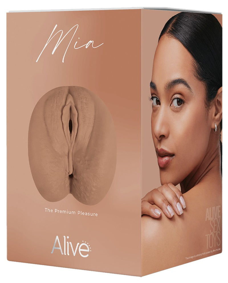 Alive Mia XL masturbator - Huidskleur Donker