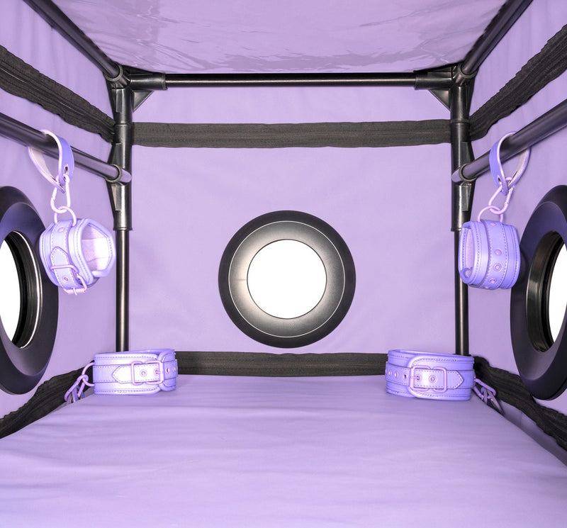 Secret Dome BDSM box met buis plug-in systeem - Paars