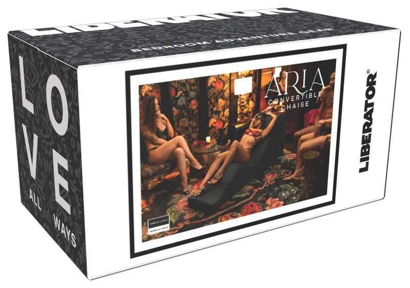 Liberator Flip chaise met extra brede maat - Zwart