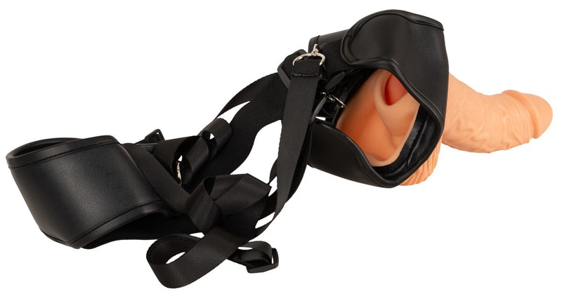 Realistixxx stevige holle strap-on - Huidskleur Licht