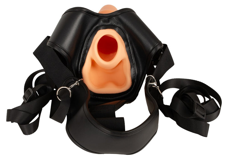 Realistixxx stevige holle strap-on - Huidskleur Licht