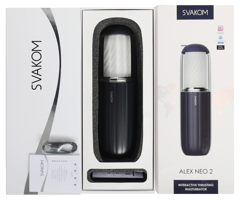 SVAKOM Trilkussen volautomatisch met textuur sleeve - Blauw