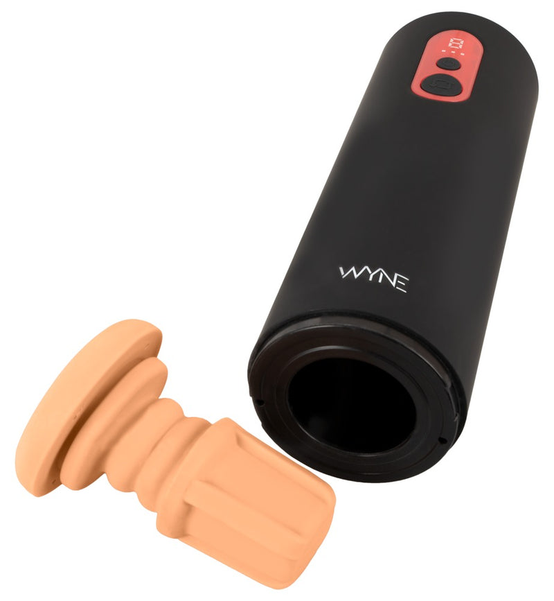 WYNE Penis shaker met pulserende schudfunctie - Zwart