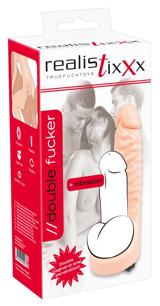 Realistixxx Double Fucker dubbele - Huidskleur Licht