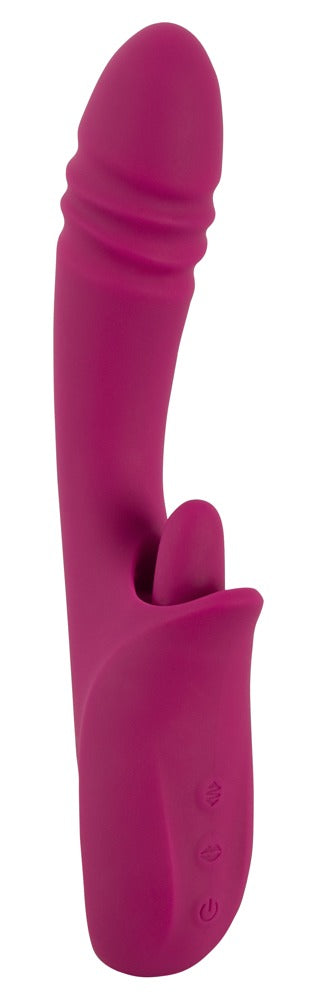 Javida likken en duwen vibrator - Paars