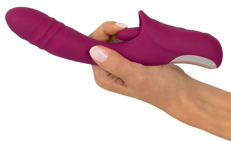 Javida likken en duwen vibrator - Paars