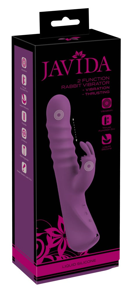 JAVIDA Konijn vibrator - Paars