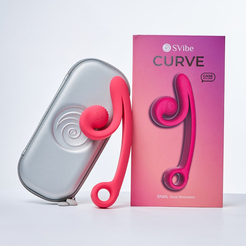 SVibe flexibele dubbele vibrator Curve - Roze
