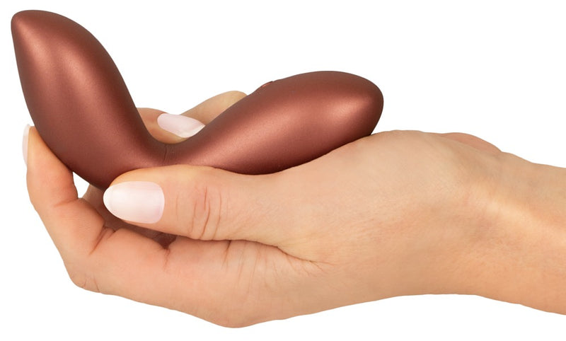 Sweet Smile Mini vibrator gebogen & flexibel - Bruin