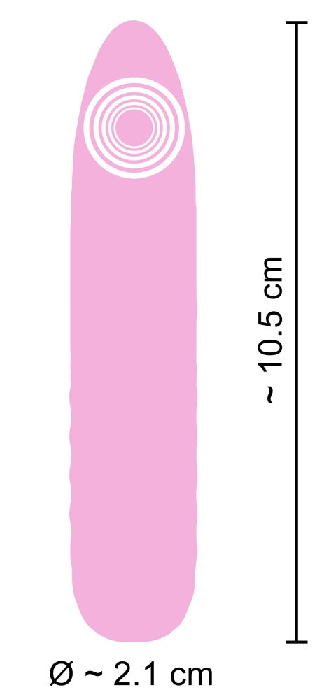 Cuties Mini Vibrator met 10 standen - Roze