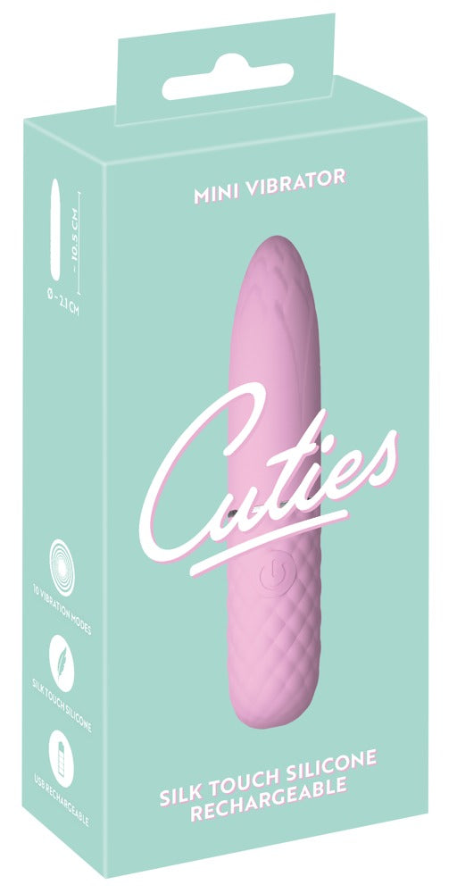 Cuties Mini Vibrator met 10 standen - Roze