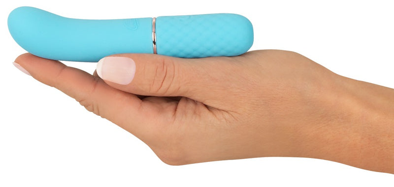 Cuties Mini Vibrator met 10 standen - Blauw