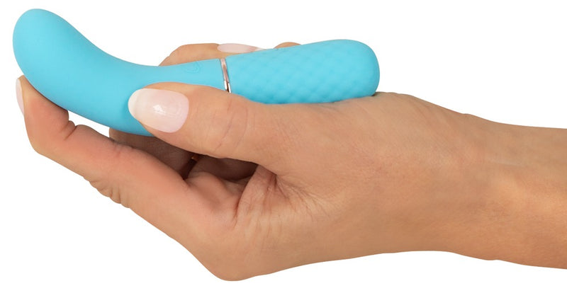 Cuties Mini Vibrator met 10 standen - Blauw