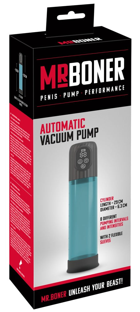 Mister Boner Automatic Vacuum pomp - Transparant