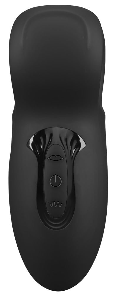 Rebel Toverstaf met vibratie en vleugels - Zwart