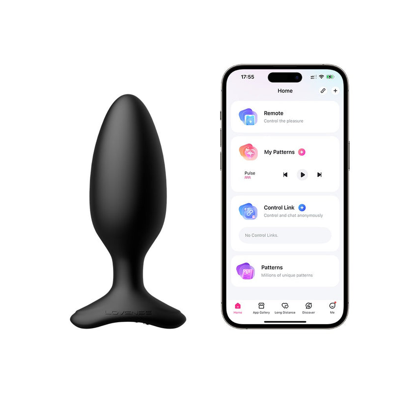 Lovense Hush 2 anale vibrator - Zwart