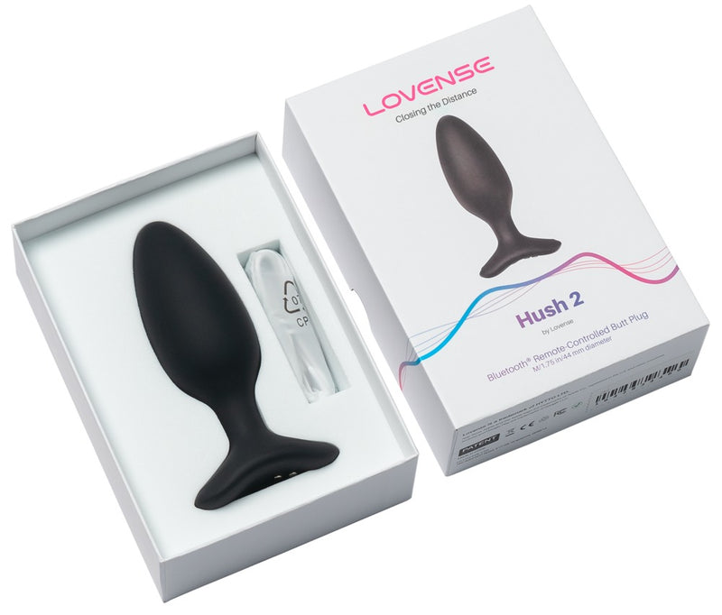 Lovense Hush 2 anale vibrator - Zwart