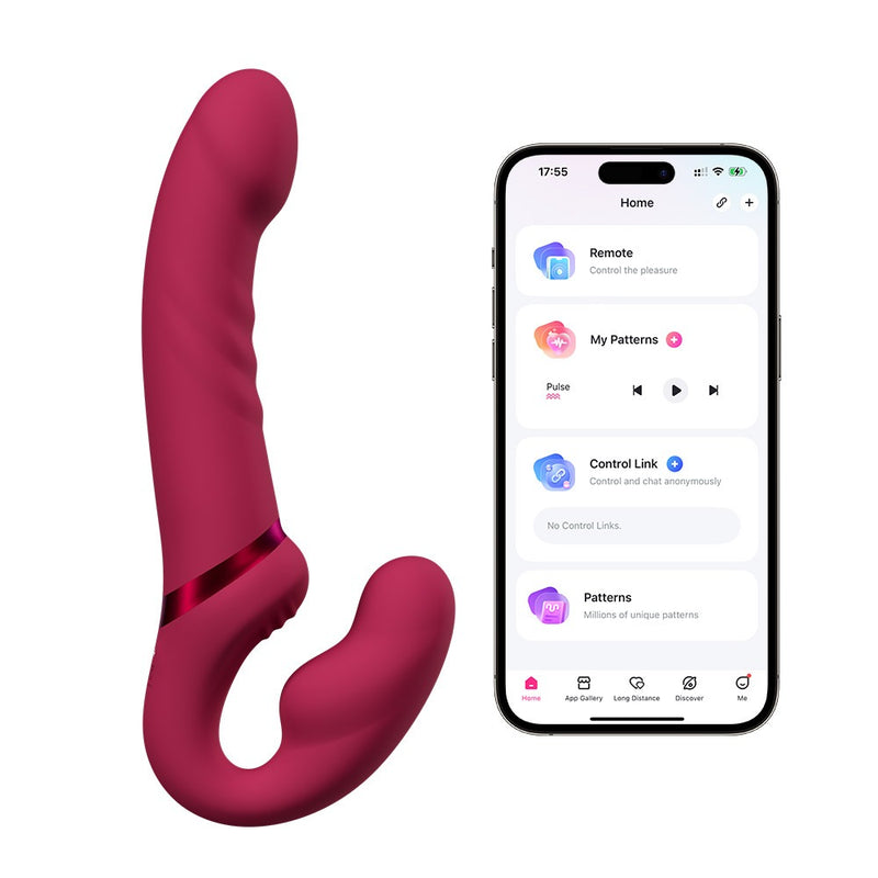Lovense Lapis dubbele vibrator - Roze