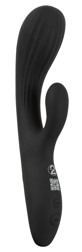 Intense Konijn vibrator - Zwart