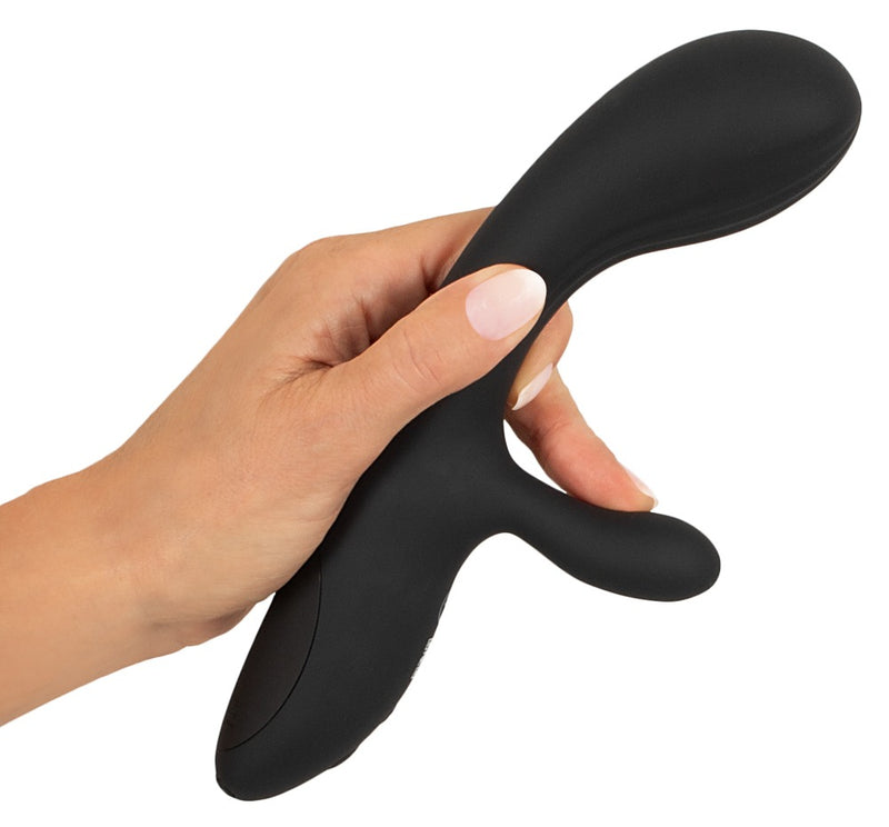 Intense Konijn vibrator - Zwart