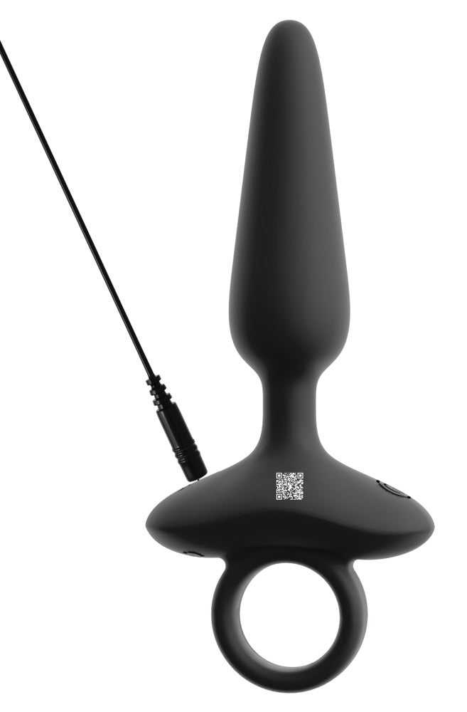 ANOS flexibele vibro-anaalplug - Zwart