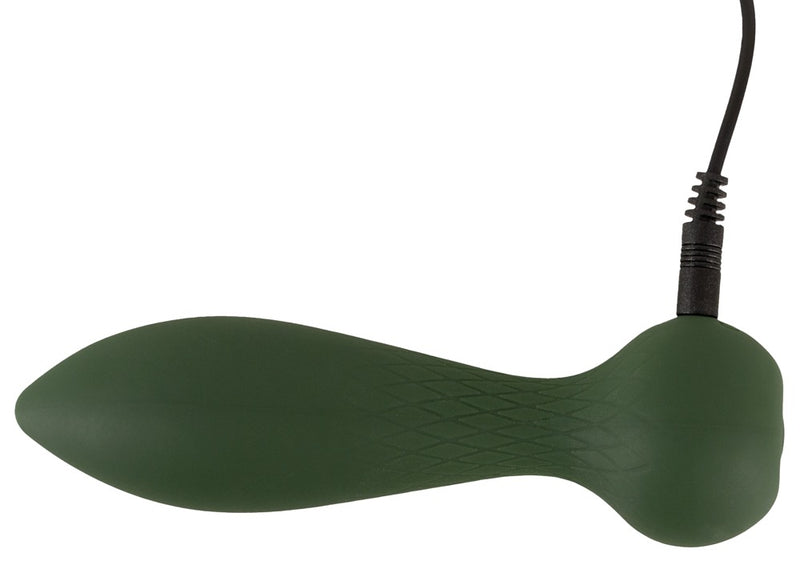 Emerald Love Analplug met RC-besturing - Groen